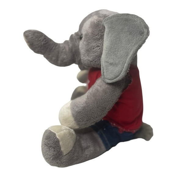 Build A Bear Grey Elephant Plush With Outfit - Picture 2 of 5
